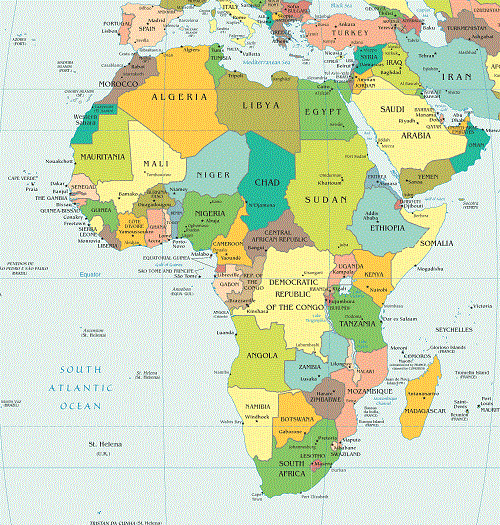 Bản đồ Châu Phi