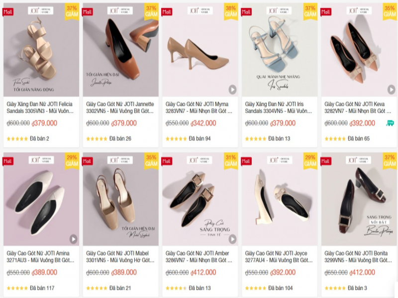 Joti – Shop giày cho những cô nàng ưa chuộng sự thanh lịch, tinh tế