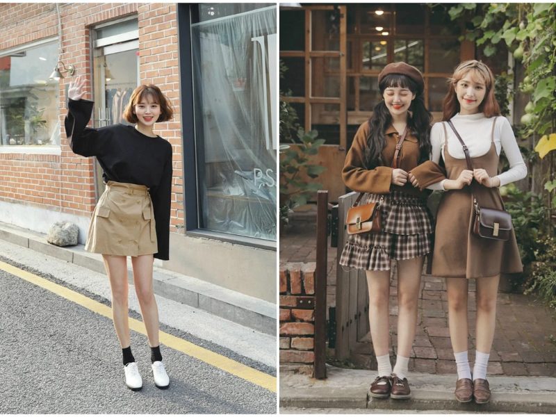 Cách phối đồ style Hàn Quốc cho bạn gái