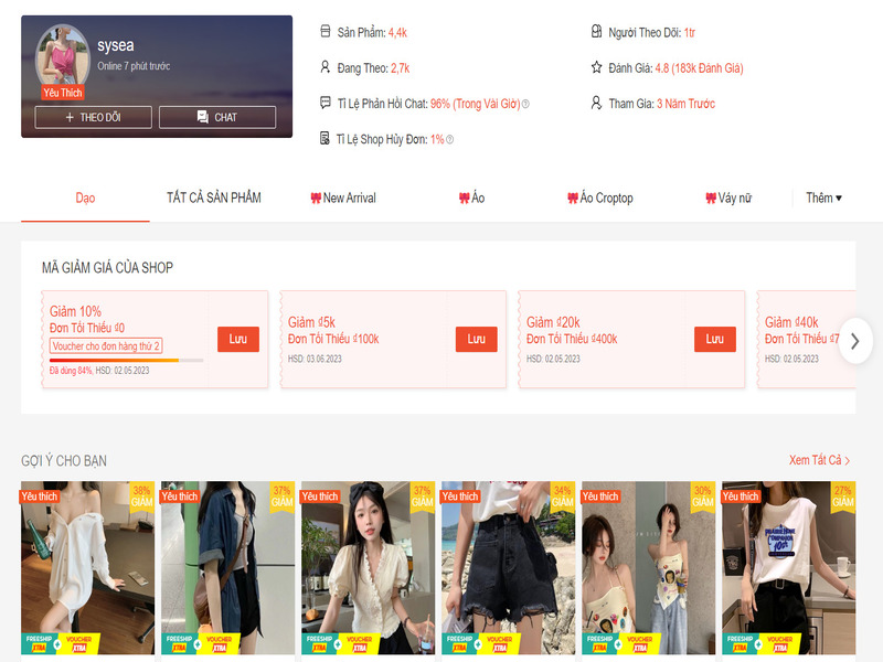 Sysea – Địa chỉ mua sắm hàng Taobao trên Shopee chất lượng