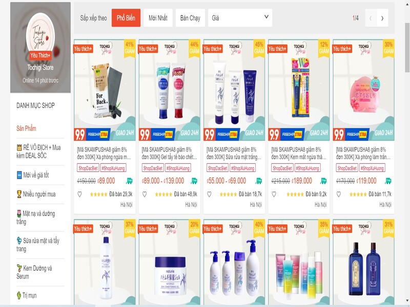 Tochigi Store cung cấp sản phẩm skincare Nhật chính hãng với giá hời